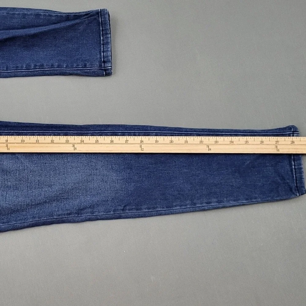 MICHAEL KORS Izzy Skinny Jeans Women Blue Wash Stretch Cotton‎ Blend Size 6